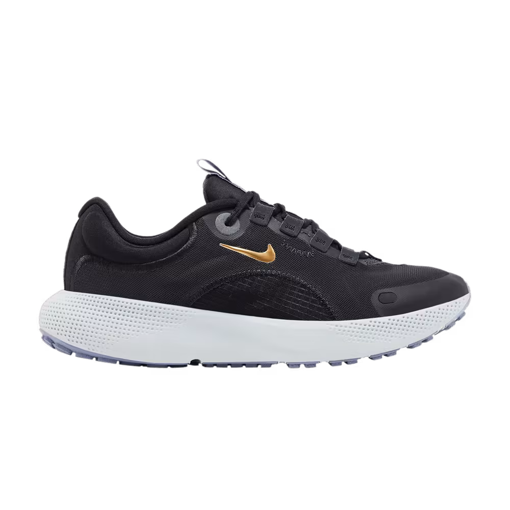 Nike Women's React Escape Run Dark Smoke Grey Metallic Gold Coin