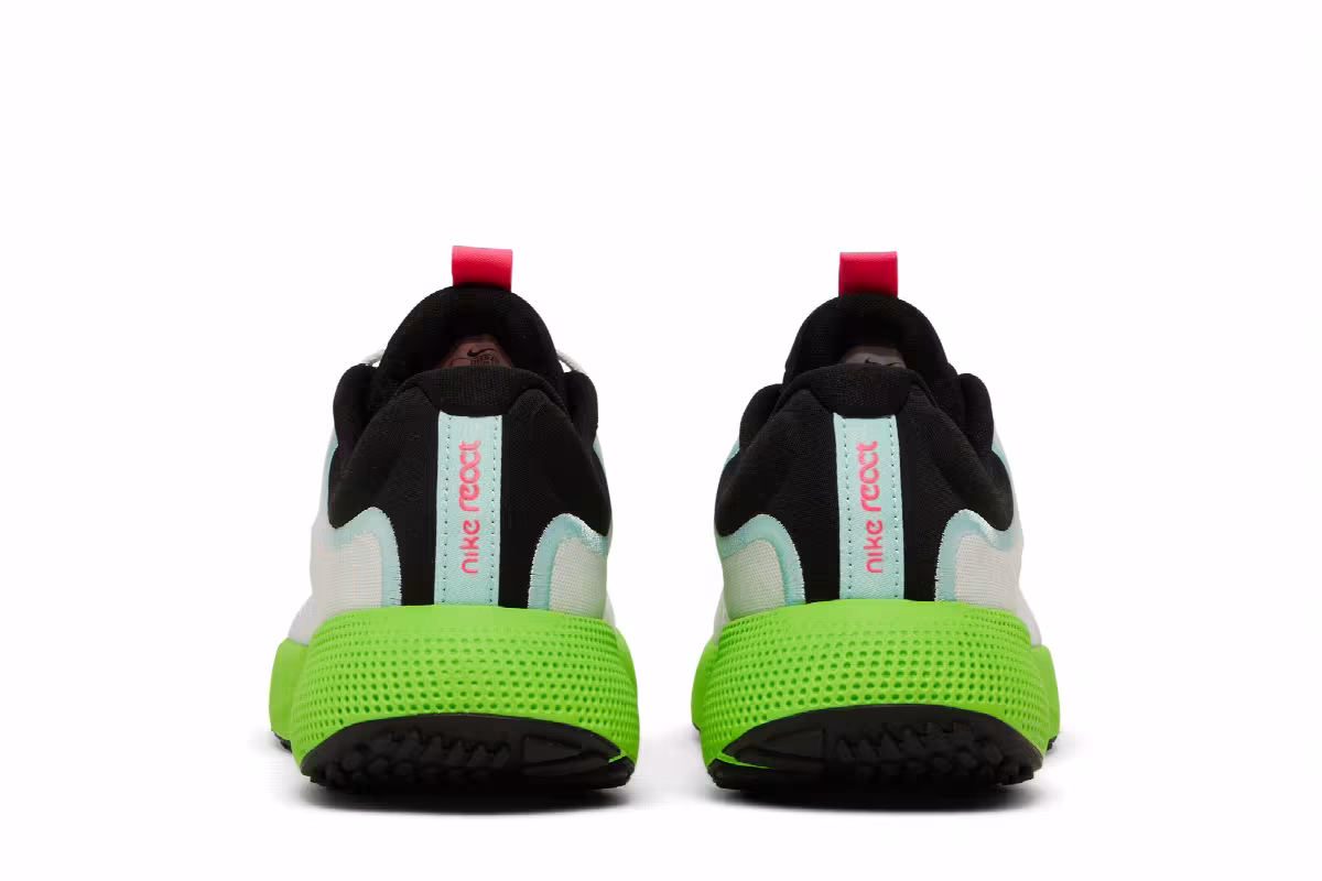 Nike Women's React Escape Run White Volt, view 7