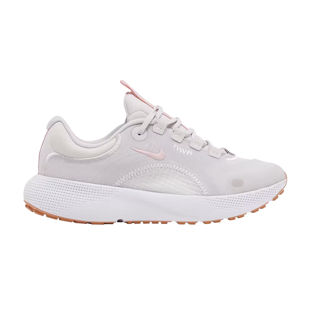 Nike Women's React Escape Run Vast Grey Pink Glaze
