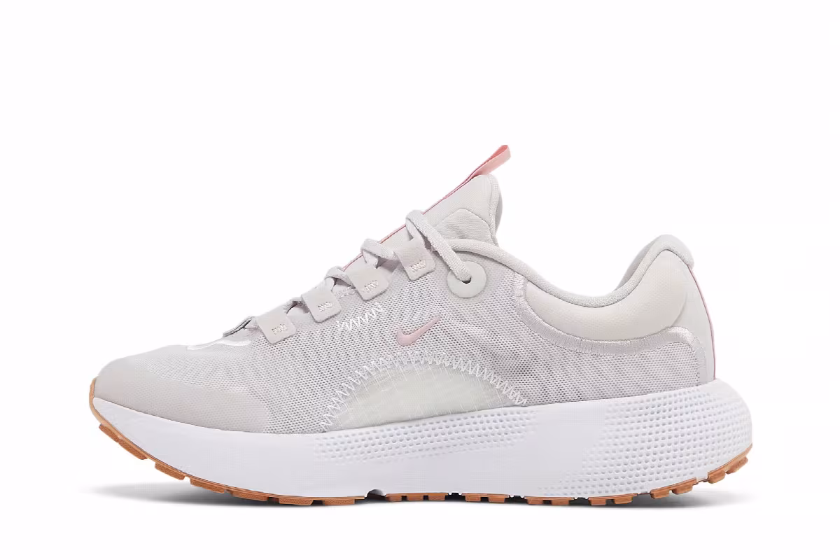 Nike Women's React Escape Run Vast Grey Pink Glaze, view 4