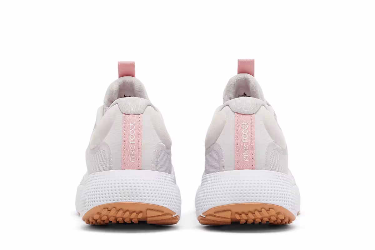 Nike Women's React Escape Run Vast Grey Pink Glaze, view 7