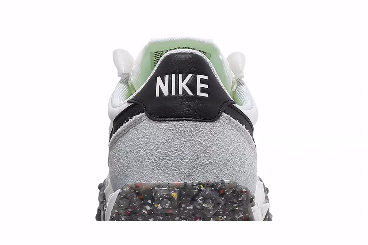 Nike Women's Waffle Racer Crater White Black, view 8