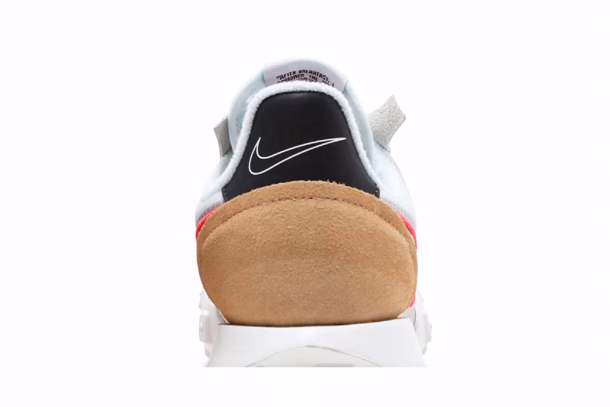 Nike Women's Waffle Racer 2X White Bright Crimson, view 8