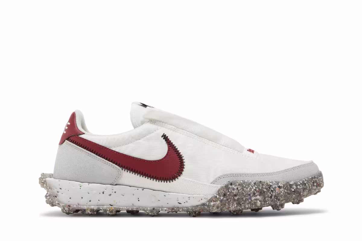 Nike Women's Waffle Racer Crater Summit White Team Red, view 2