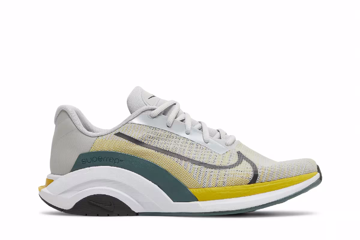 Nike ZoomX SuperRep Surge Grey Fog Citron, view 2