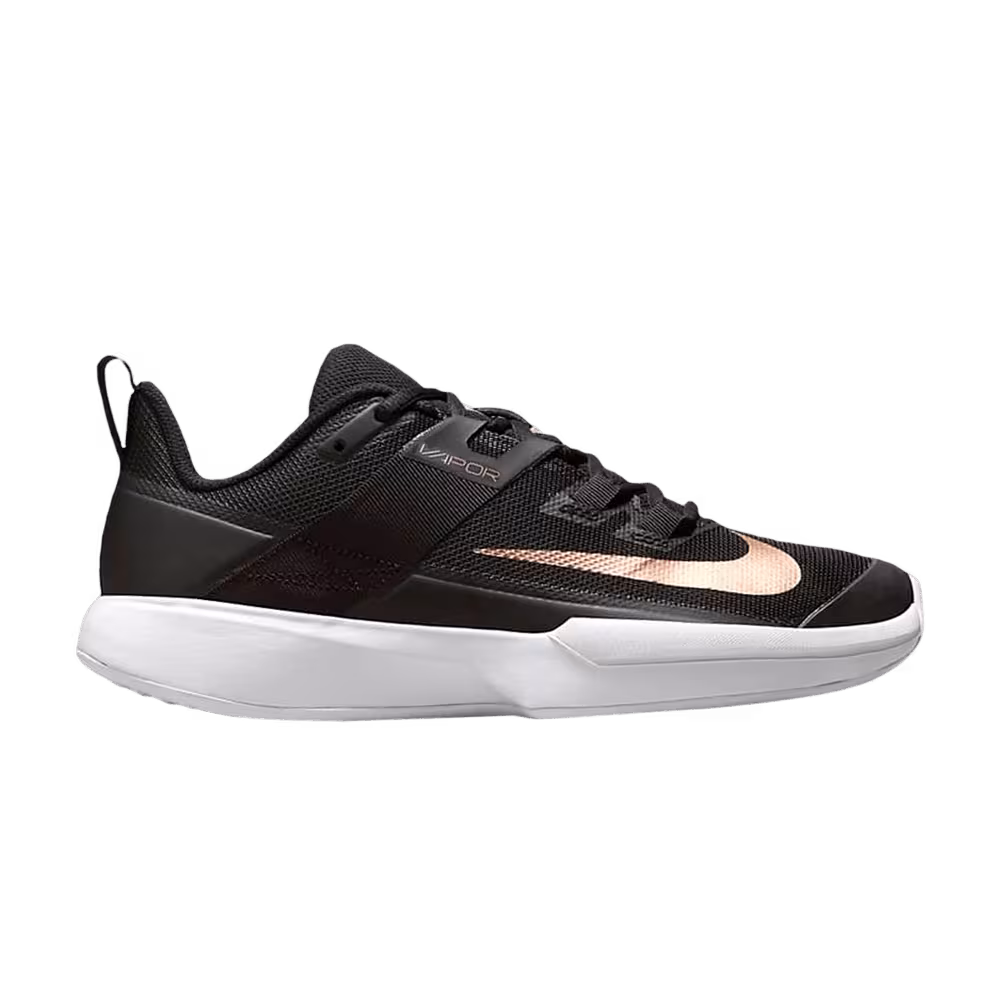 Women's NikeCourt Vapor Lite Black Metallic Red Bronze