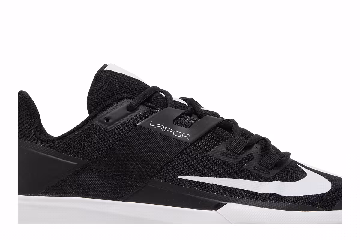 NikeCourt Vapor Lite Black White, view 3