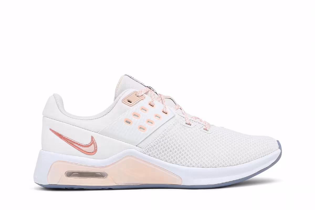 Nike Women's Air Max Bella TR 4 Summit White Orange Pearl, view 2