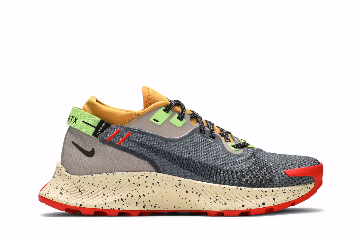 Nike Women's Pegasus Trail 2 GTX Smoke Grey Bucktan, view 2