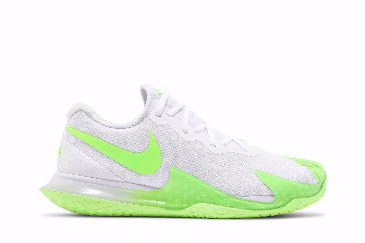 NikeCourt Zoom Vapor Cage 4 Rafa Lime Glow, view 2