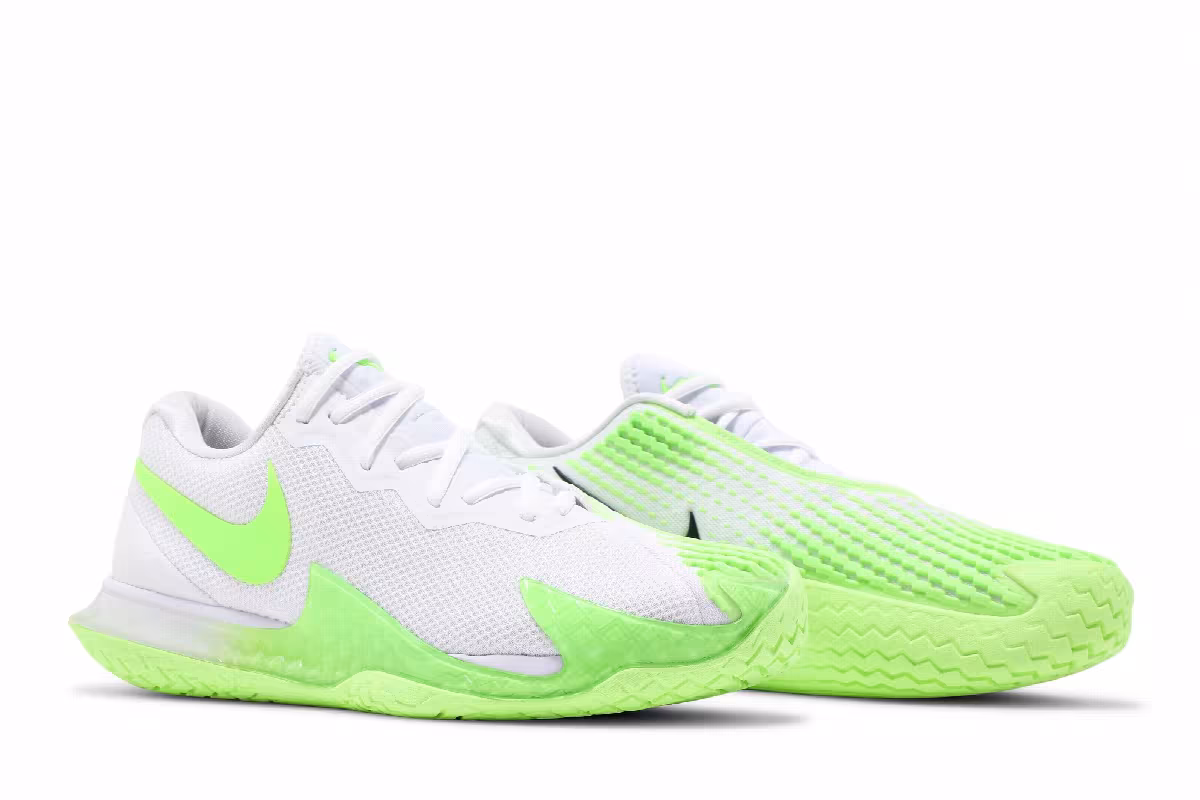 NikeCourt Zoom Vapor Cage 4 Rafa Lime Glow, view 9