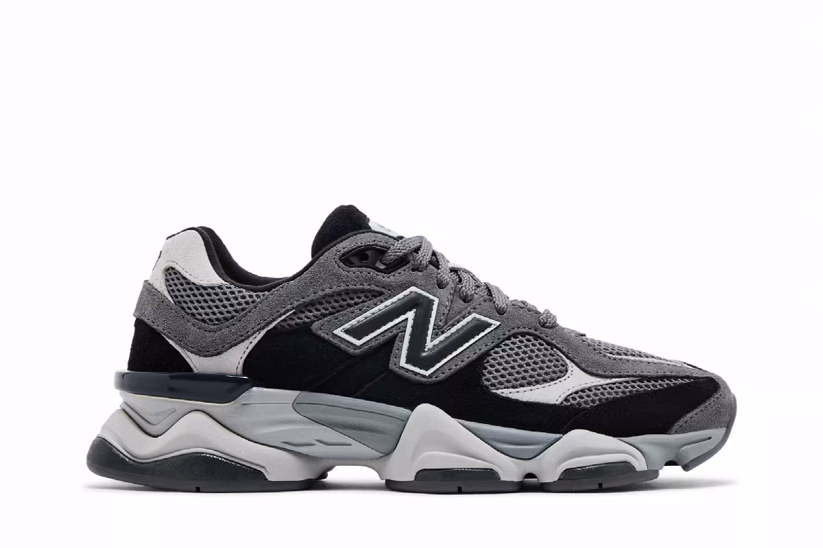 New Balance 9060 Black Castlerock, view 2
