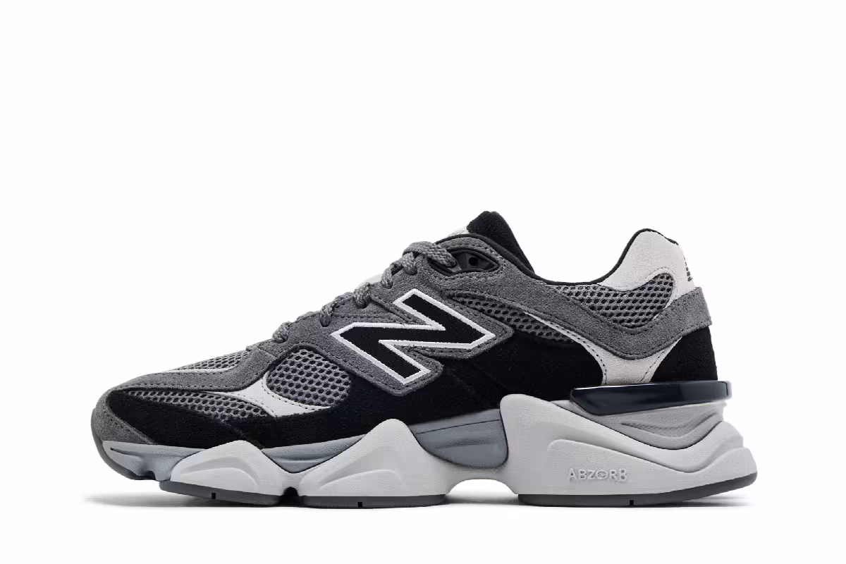 New Balance 9060 Black Castlerock, view 4