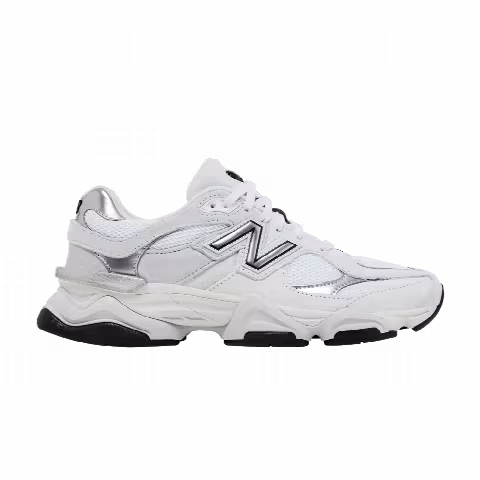 New Balance 9060 'White Black Metallic Silver'