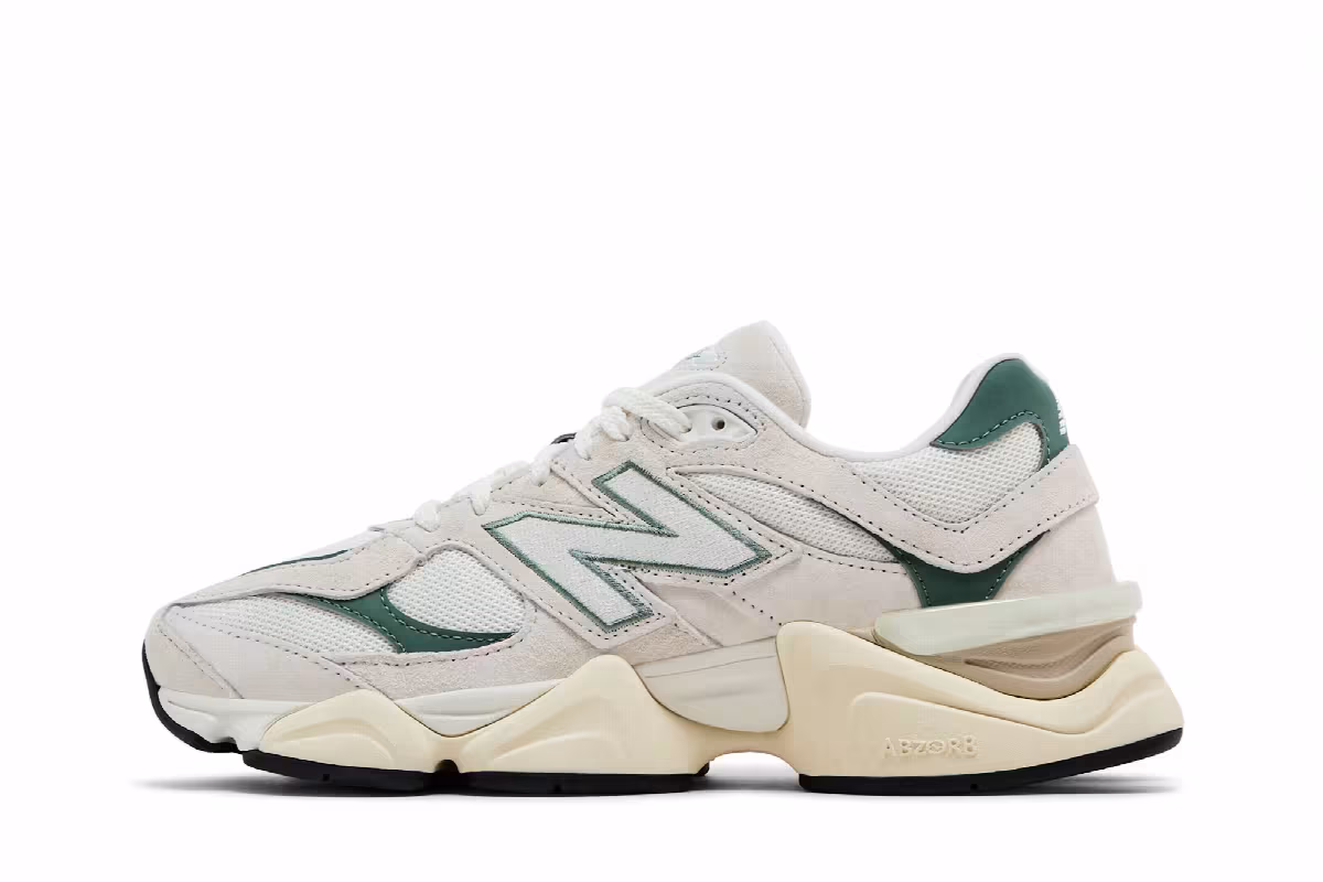 New Balance 9060 Linen Dark Juniper, view 4