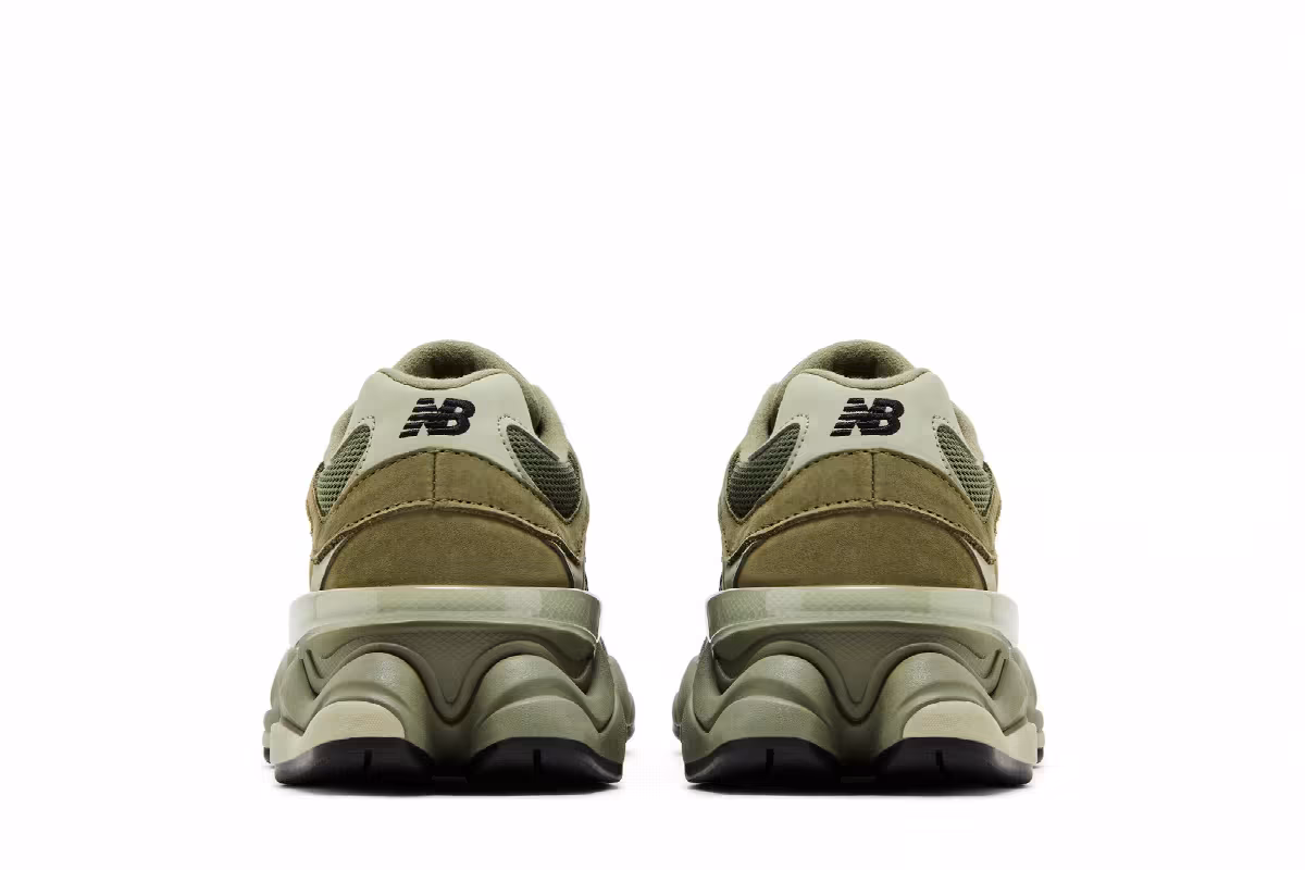 New Balance Men's 9060 Dark Olivine, view 7