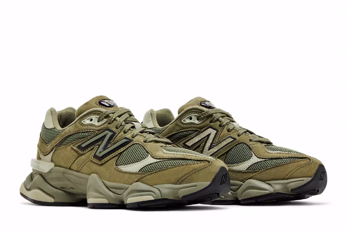 New Balance Men's 9060 Dark Olivine, view 9