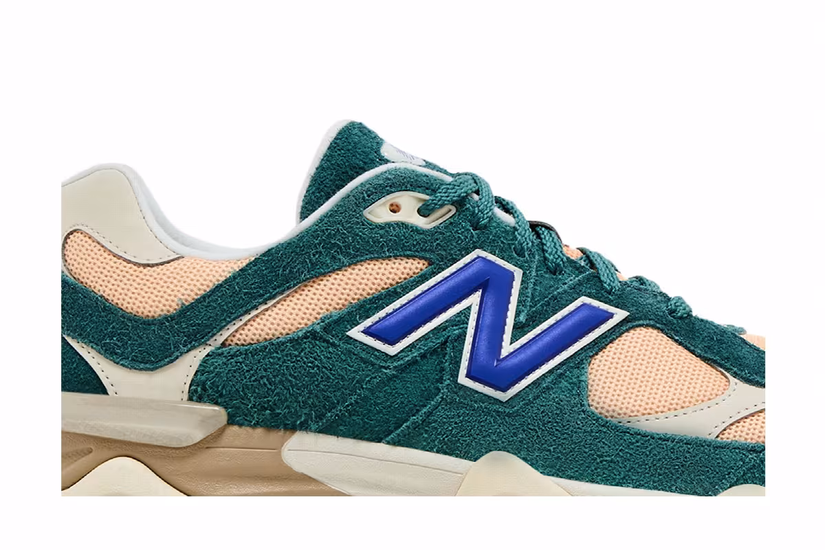 New Balance 9060 New Spruce Peach Blossom, view 3
