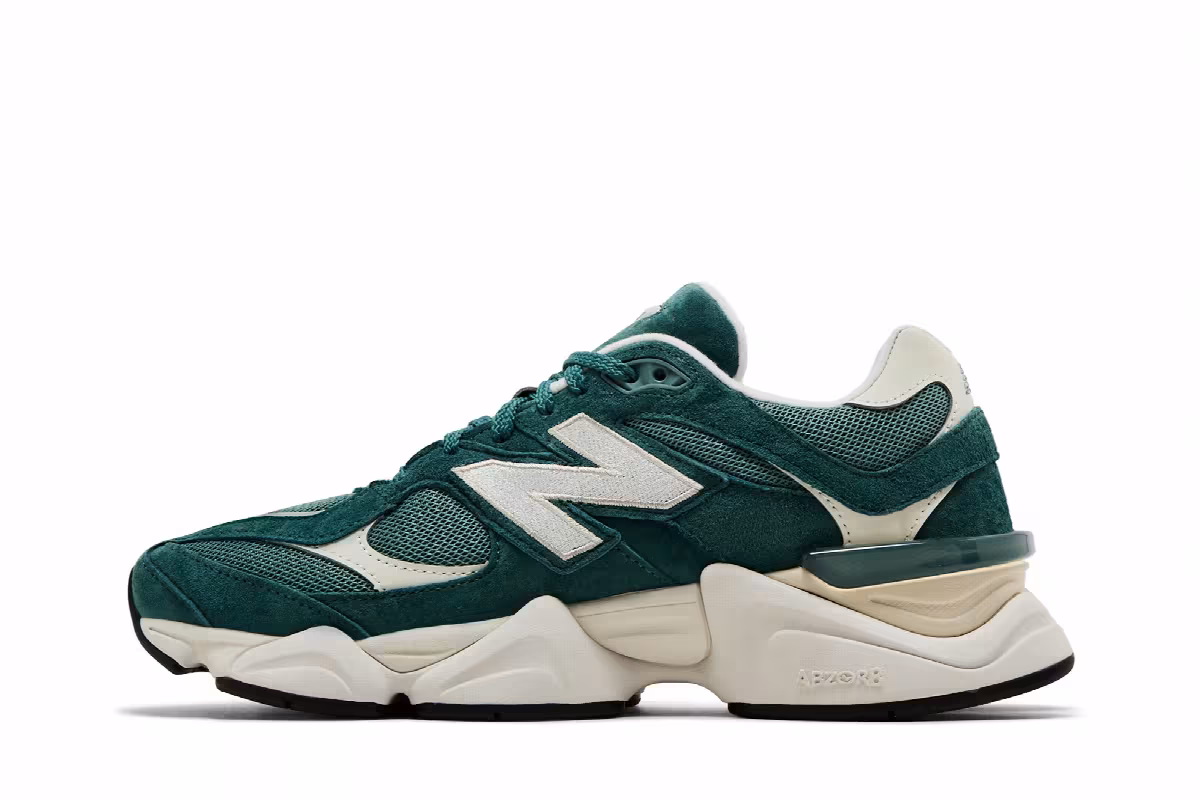 New Balance 9060 New Spruce White, view 4