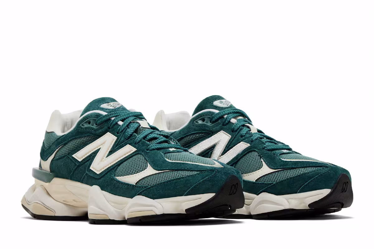 New Balance 9060 New Spruce White, view 9