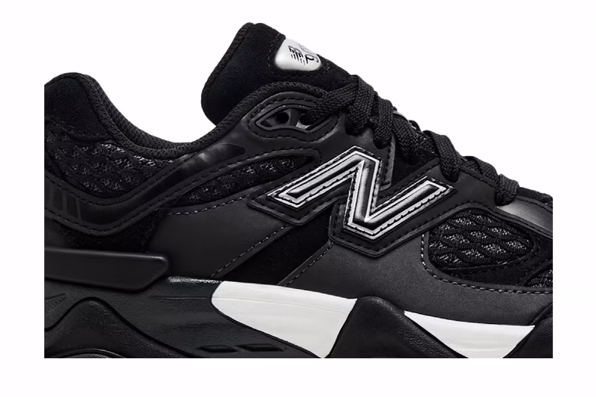 New Balance 9060 Big Kid Black Silver, view 3