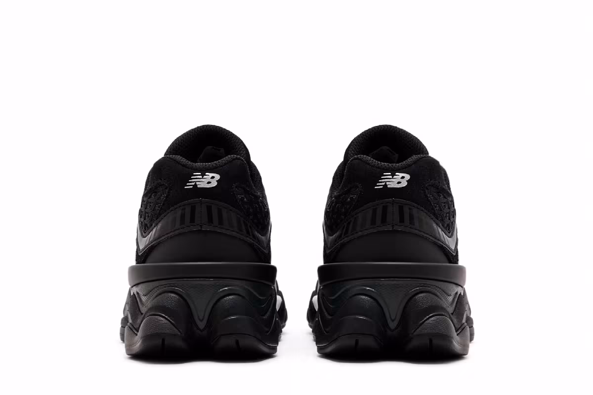 New Balance 9060 Big Kid Black Silver, view 7