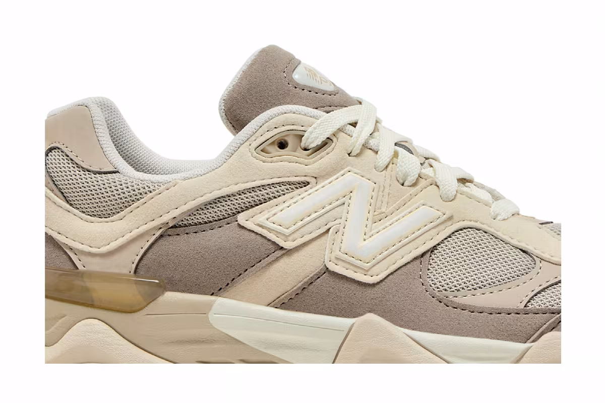 New Balance 9060 Big Kid Linen Timberwolf, view 3