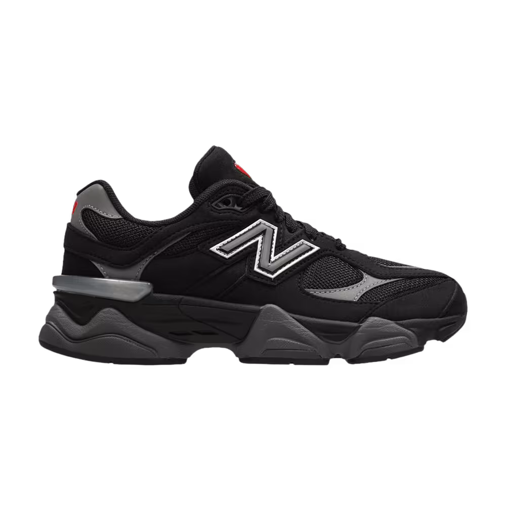 New Balance 9060 Big Kid Wide Black Grey Silver