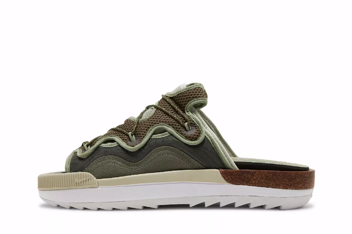 Nike Offline 2.0 Slip-On Medium Olive, view 4