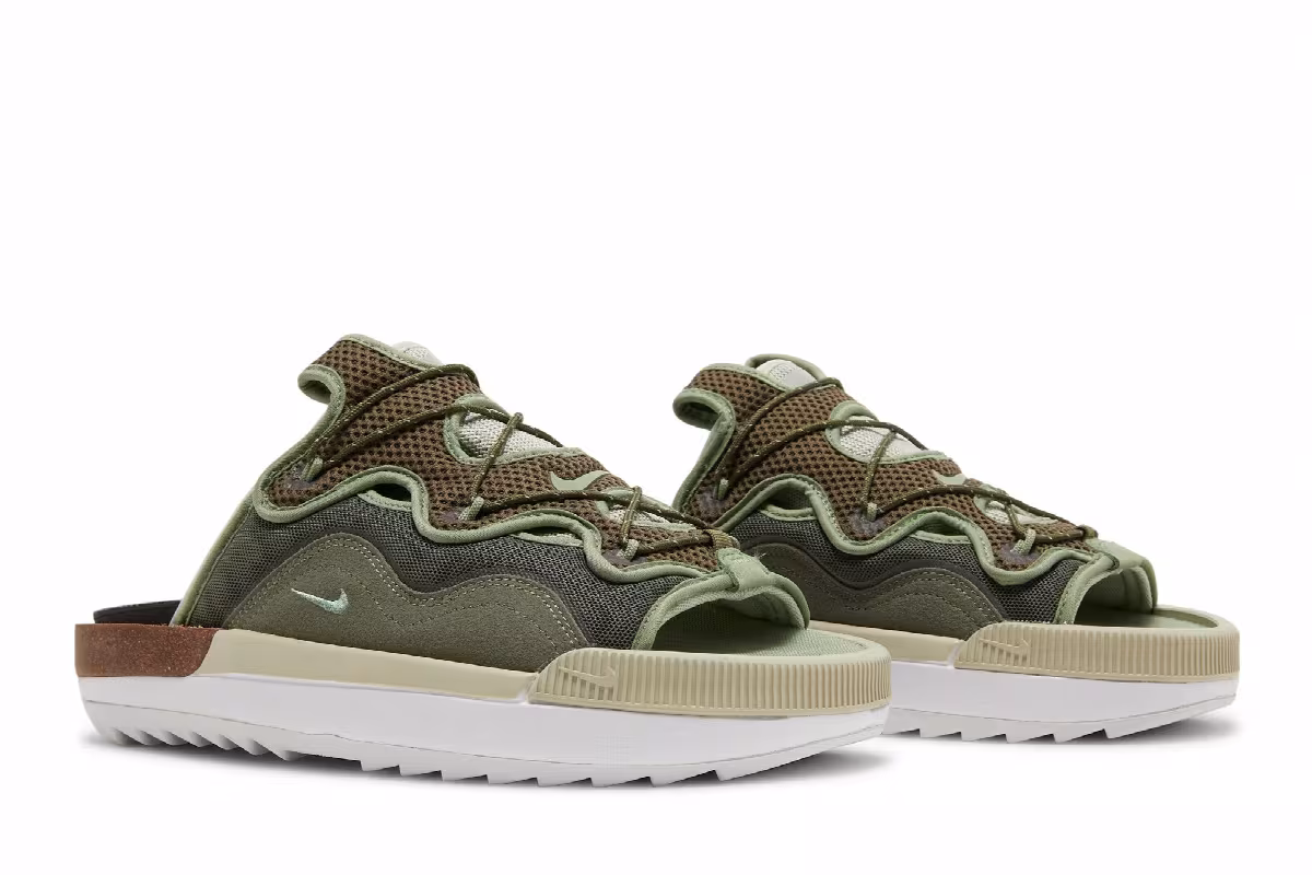 Nike Offline 2.0 Slip-On Medium Olive, view 9
