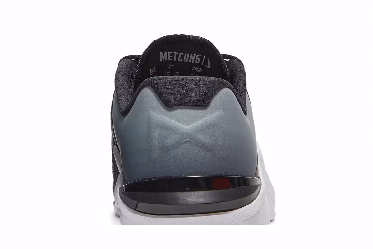 Nike Women's Metcon 6 Black White, view 8
