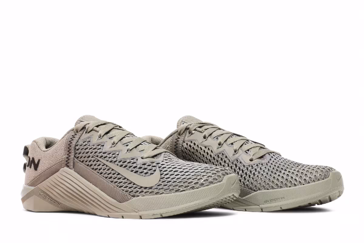 Nike Metcon 6 AMP Light Army, view 9