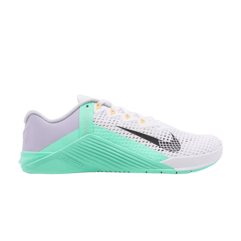 Nike Women's Metcon 6 White Infinite Lilac Green