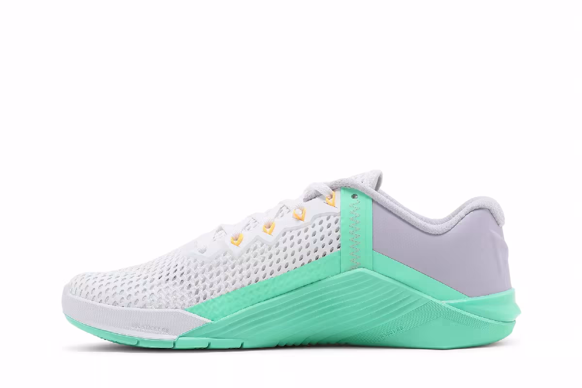 Nike Women's Metcon 6 White Infinite Lilac Green, view 4