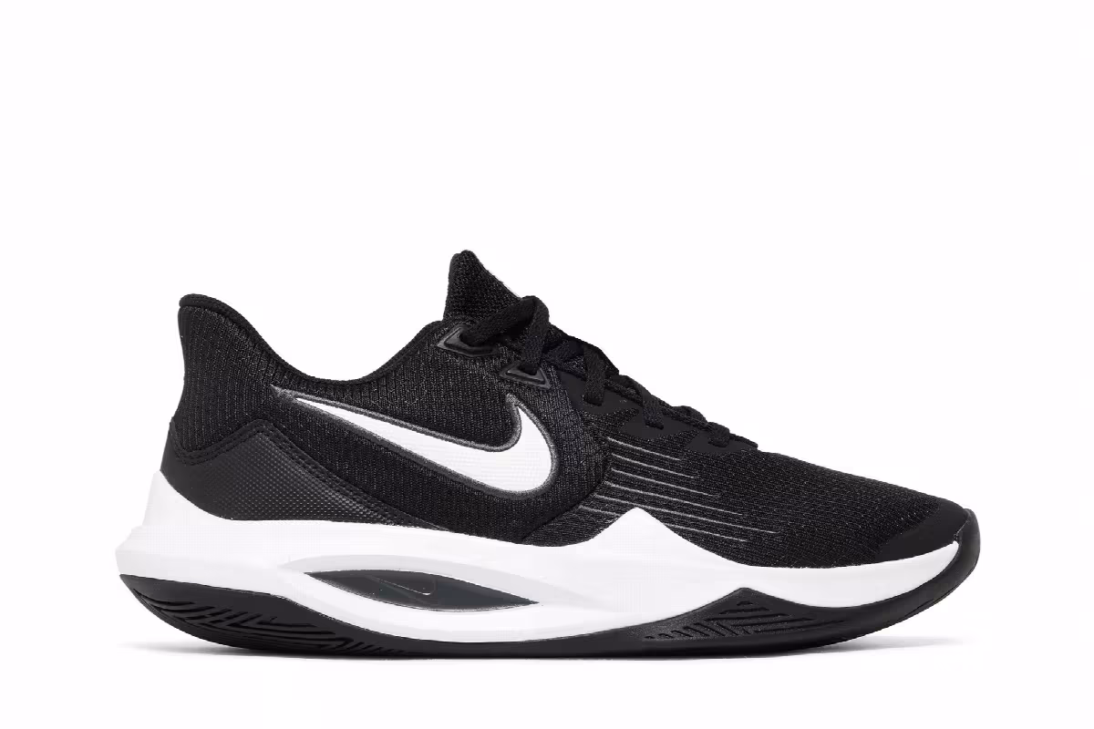 Nike Precision 5 Black White, view 2