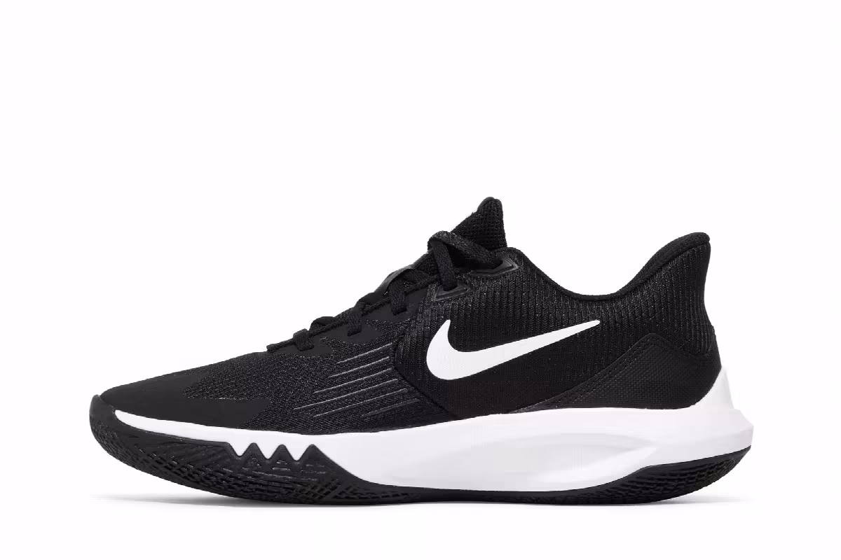 Nike Precision 5 Black White, view 4