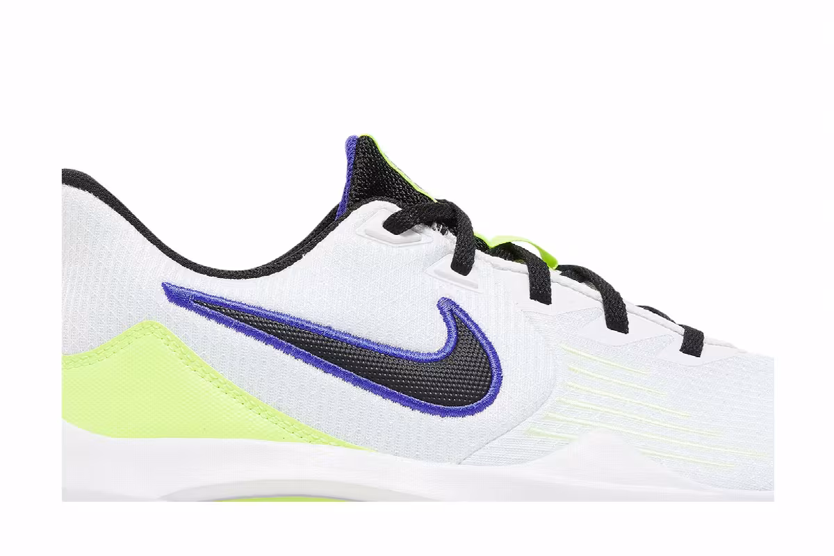 Nike Precision 5 White Barely Volt, view 3