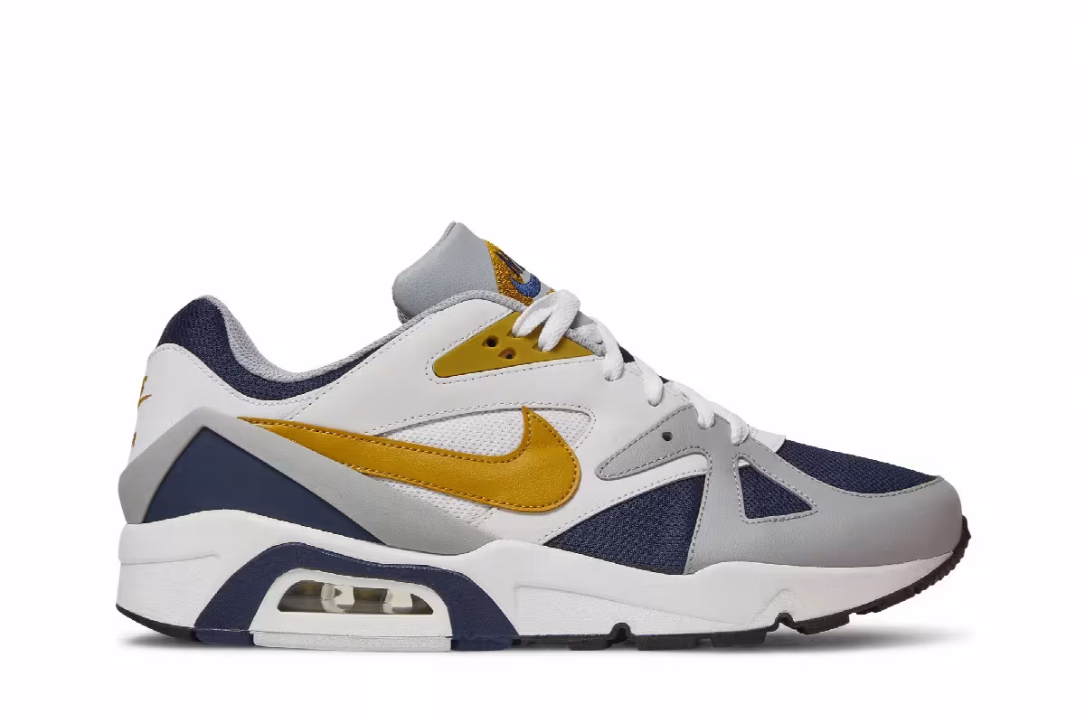 Nike Air Structure Triax 91 White Midnight Navy, view 2