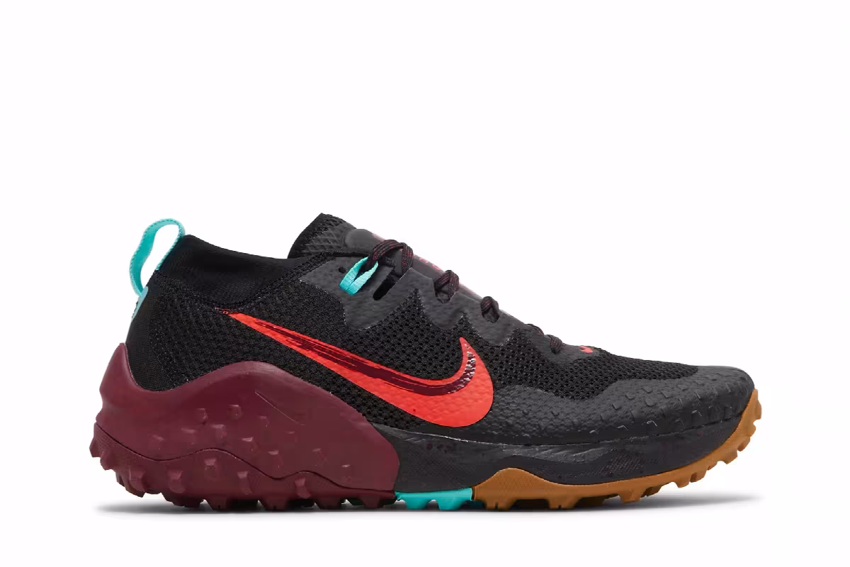 Nike Wildhorse 7 Black Bright Crimson, view 2