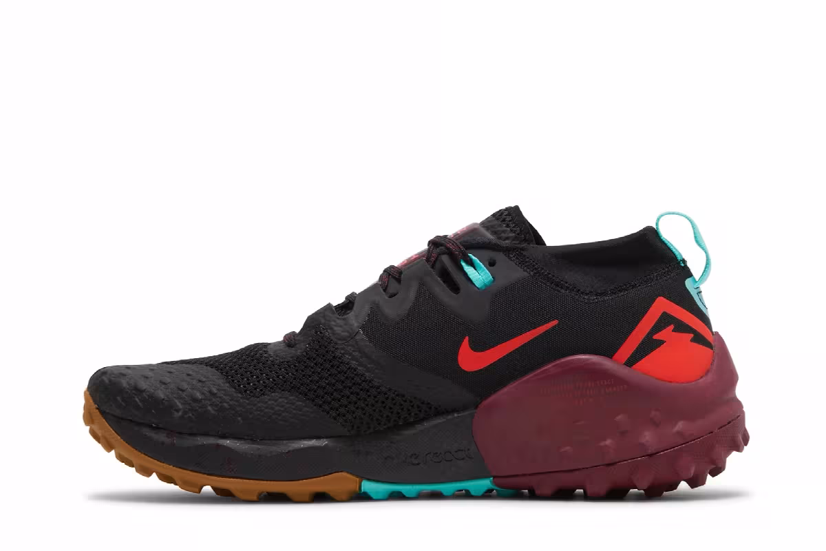 Nike Wildhorse 7 Black Bright Crimson, view 4