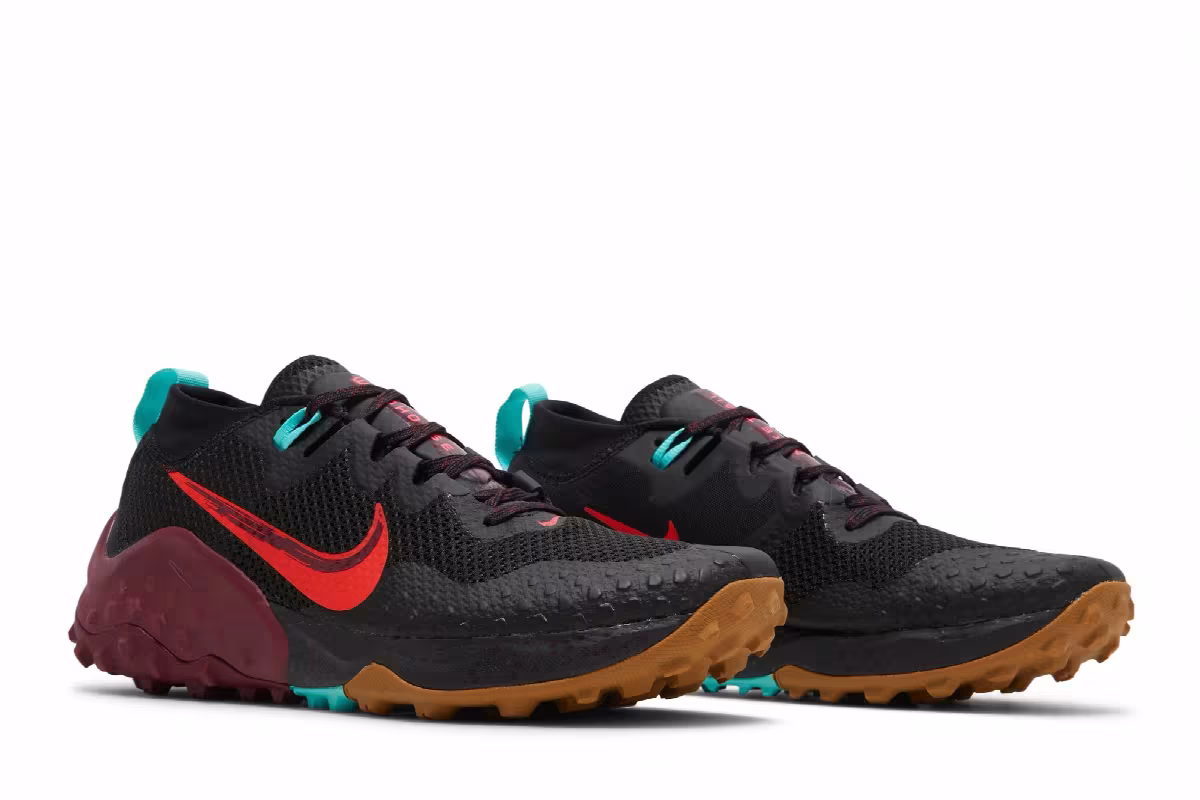 Nike Wildhorse 7 Black Bright Crimson, view 9