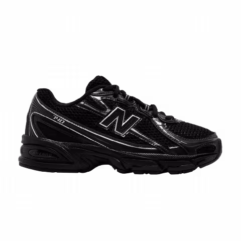 New Balance 740 Big Kid 'Black Silver Metallic'