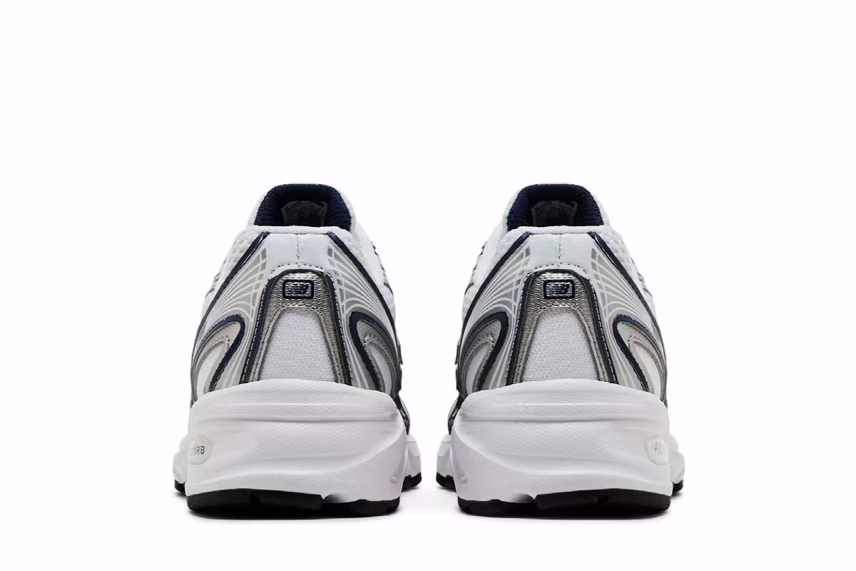 New Balance 740 Big Kid Navy White, view 7