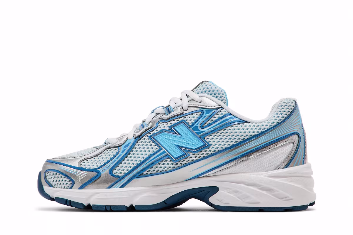 New Balance 740 Blue Agate White, view 4