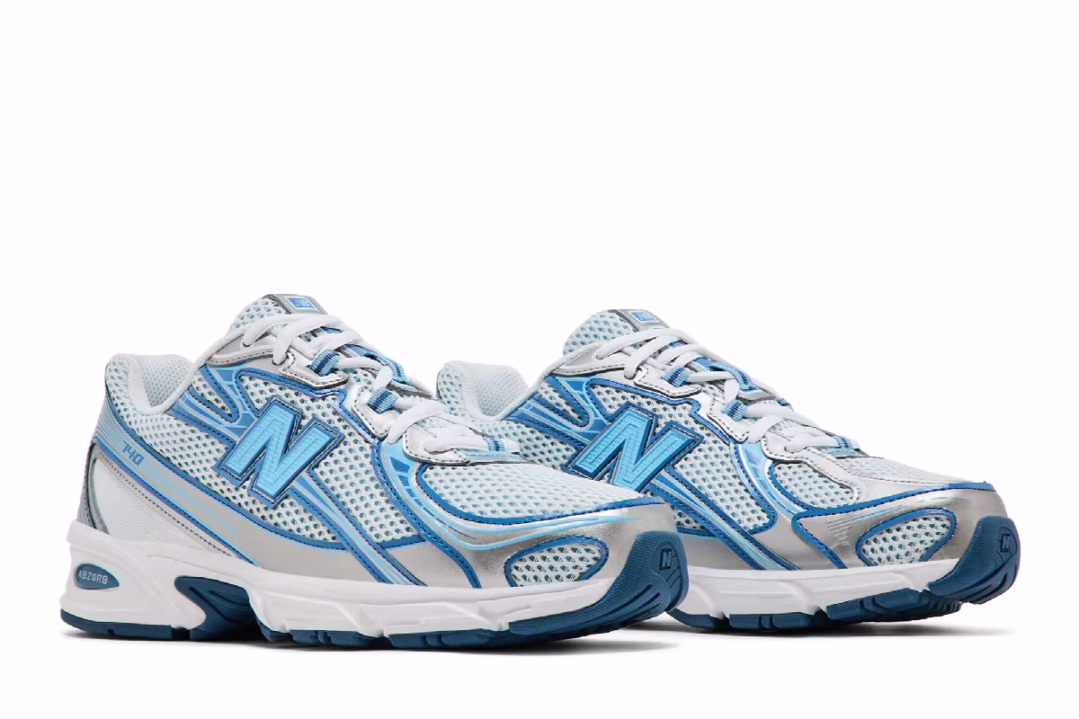 New Balance 740 Blue Agate White, view 9