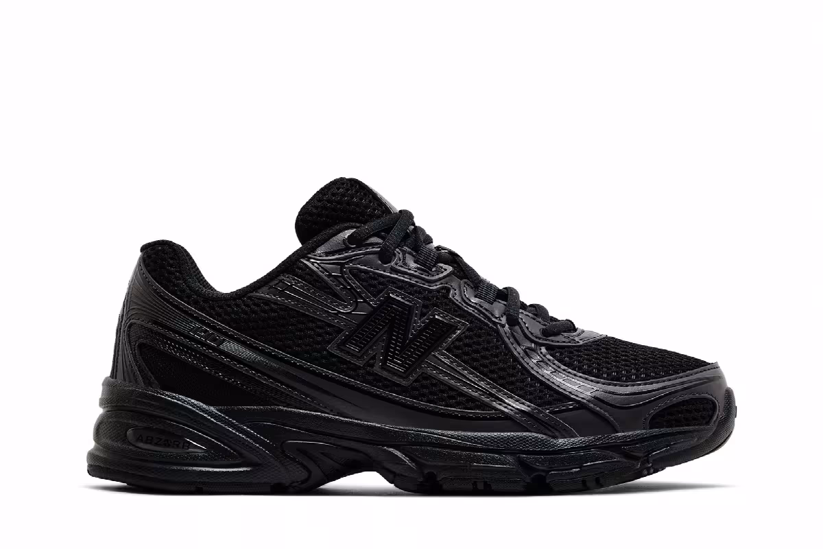 New Balance 740v2 Black Cement, view 2