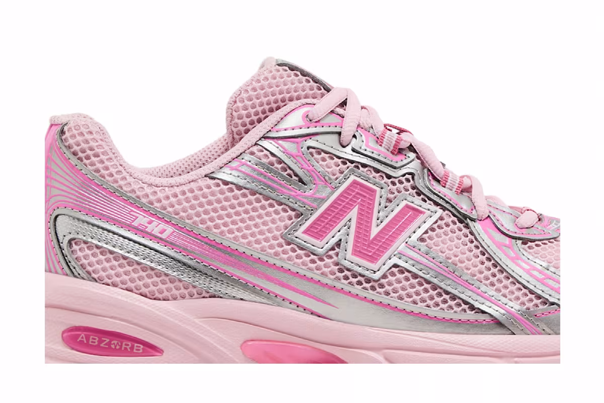 atmos pink x New Balance 740 Pink Vacation, view 3