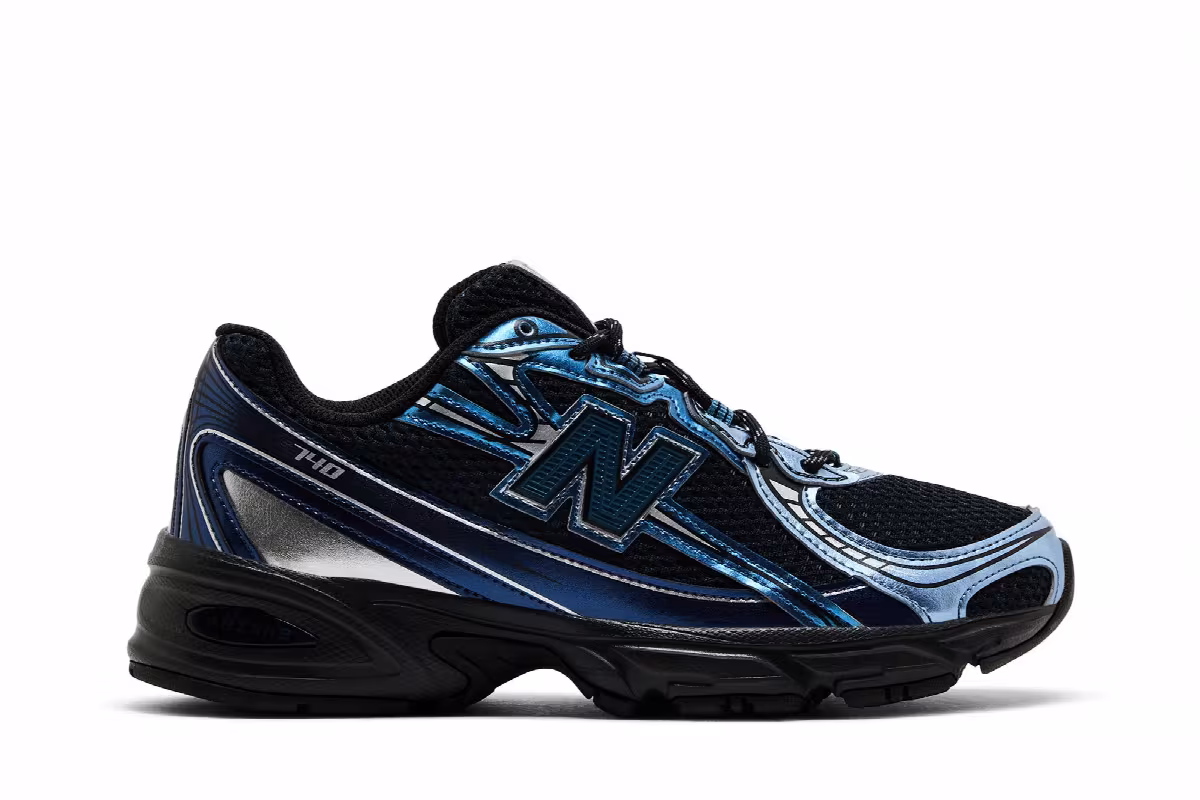 New Balance 740v2 Big Kid Shoreline Blue, view 2