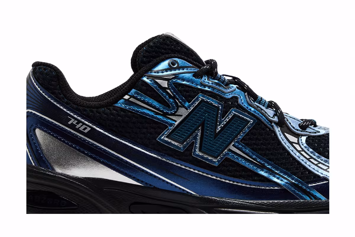 New Balance 740v2 Big Kid Shoreline Blue, view 3