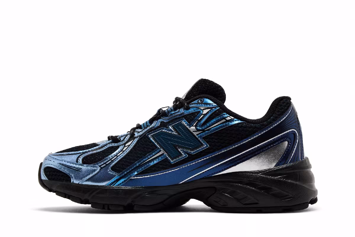 New Balance 740v2 Big Kid Shoreline Blue, view 4